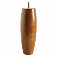 Комплект из 4 ножек в Форме оливы для кроватного основания единый размер каштановый LA REDOUTE INTERIEURS  фото, kupilegko.ru